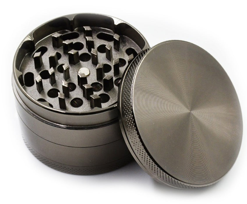 70's Hippie Grinder, Trippy Grinder, Hippy Grinder With Catcher, Peace Sign Grinder, Cute Herb Grinder, Extra Large 5 Piece Grinder