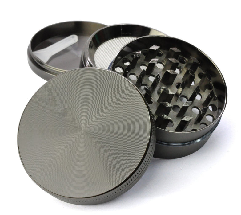 70's Hippie Grinder, Trippy Grinder, Hippy Grinder With Catcher, Peace Sign Grinder, Cute Herb Grinder, Extra Large 5 Piece Grinder