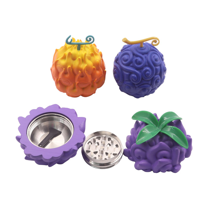 Devil Fruit Herb Grinder - Akuma No Mi Fruit Anime Grinder | Paramecia, Zoan, Logia Devil Fruit Herb Grinders | One Piece Anime Manga Inspired