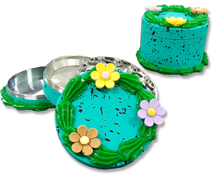 Whimsical Dessert Display Culinary Spice Mill - Large Cake-Inspired Design - 5 Colors To Choose From