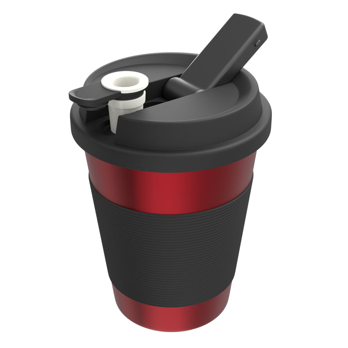 Red Ceramic Mug with Hidden Compartment – Unique Dual-Use Keepsake