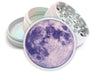 Purple Full Moon Aesthetic Celestial Art Spice Grinder White Grinder