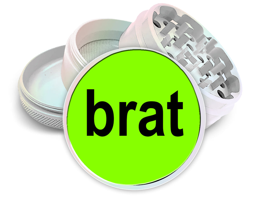 Brat Lime Green Grinder Spice Grinder White Grinder