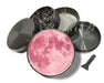 Soft Pink Moon Boho Celestial Vibes Spice Grinder Grey Grinder