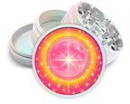 Radiant Starburst Pink Anime Moon Spice Grinder White Grinder