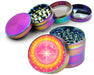 Radiant Starburst Pink Anime Moon Spice Grinder Rainbow Grinder
