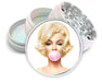 Marilyn Monroe with Pink Bubble Gum Spice Grinder White Grinder