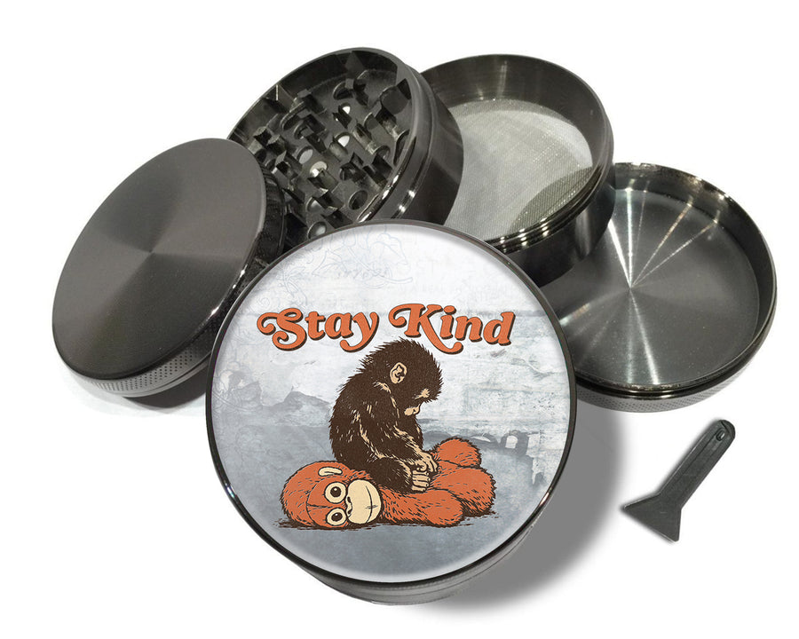 Punch Stay Kind Monkey Spice Grinder Grey Grinder