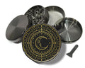 Celestial Crescent Mandala Spice Grinder Grey Grinder