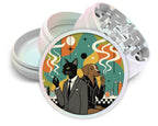 Midcentury Cat and Dog Noir Duo Spice Grinder White Grinder