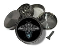 Nocturnal Moth Sigil Spice Grinder Grey Grinder
