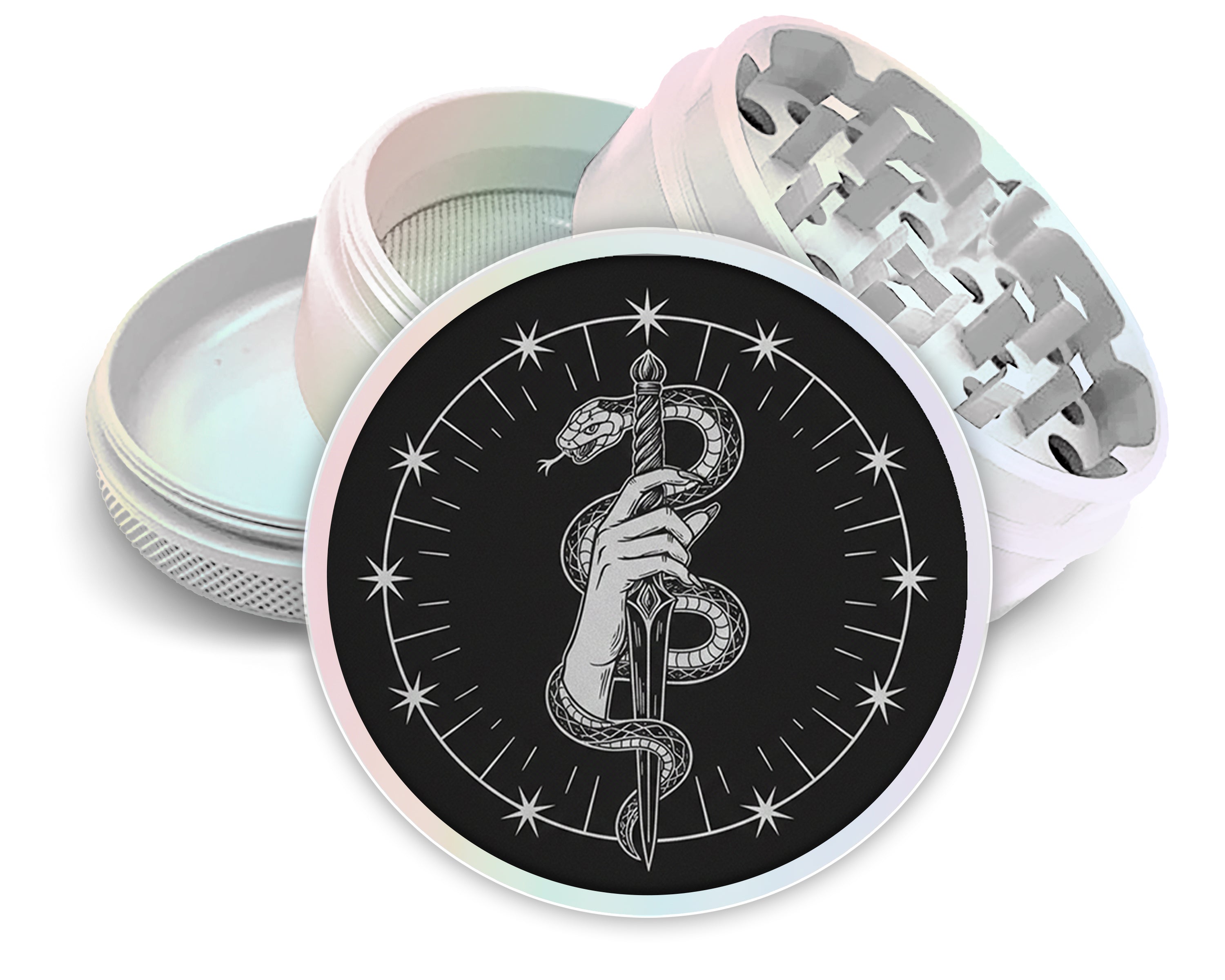 Serpent Dagger Sigil Spice Grinder White Grinder