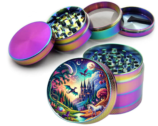 Dragon Mythical Fantasy Spice Grinder Rainbow Grinder