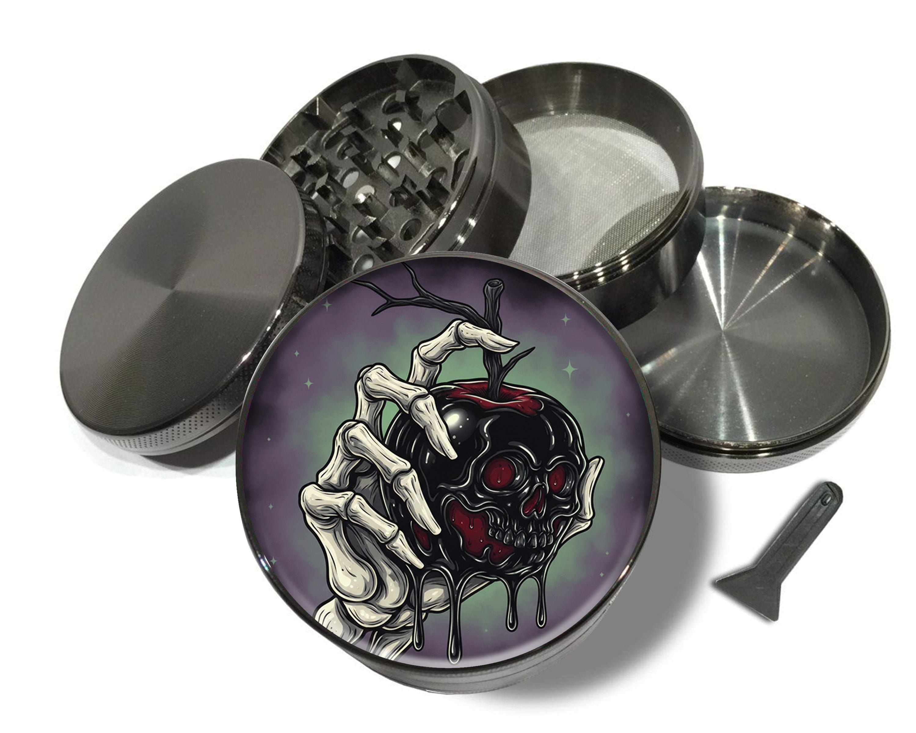 Poison Apple Grasp Spice Grinder Grey Grinder