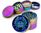 Cancer Zodiac Sign Spice Grinder Rainbow Grinder