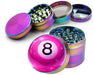 Glossy Pink Magic 8 Ball Pop Aesthetic Spice Grinder Rainbow Grinder