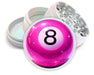 Glossy Pink Magic 8 Ball Pop Aesthetic Spice Grinder White Grinder