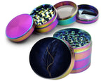 Midnight Feather Talisman Spice Grinder Rainbow Grinder