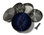 Midnight Feather Talisman Spice Grinder Grey Grinder