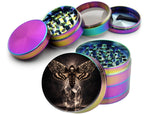 Crystal Skull Moth Spice Grinder Rainbow Grinder