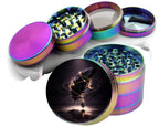 Celestial Feather Relic Spice Grinder Rainbow Grinder