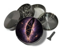Lunar Feather Sigil Spice Grinder Grey Grinder