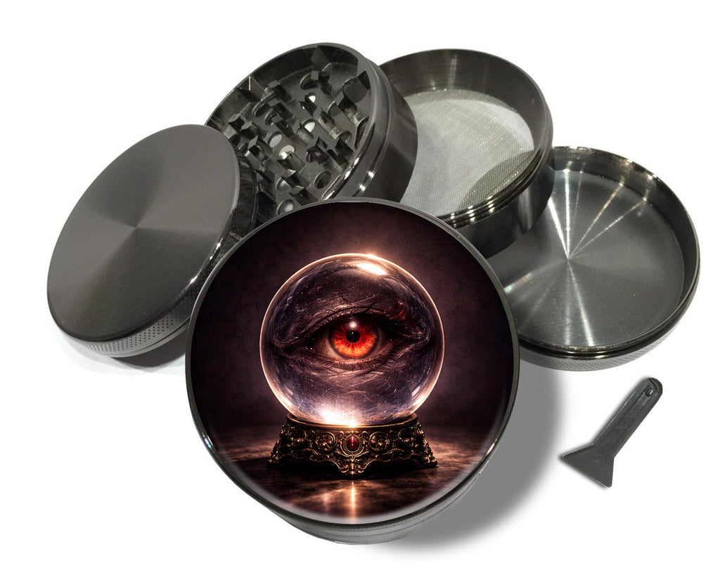 All-Seeing Crystal Orb Spice Grinder Grey Grinder