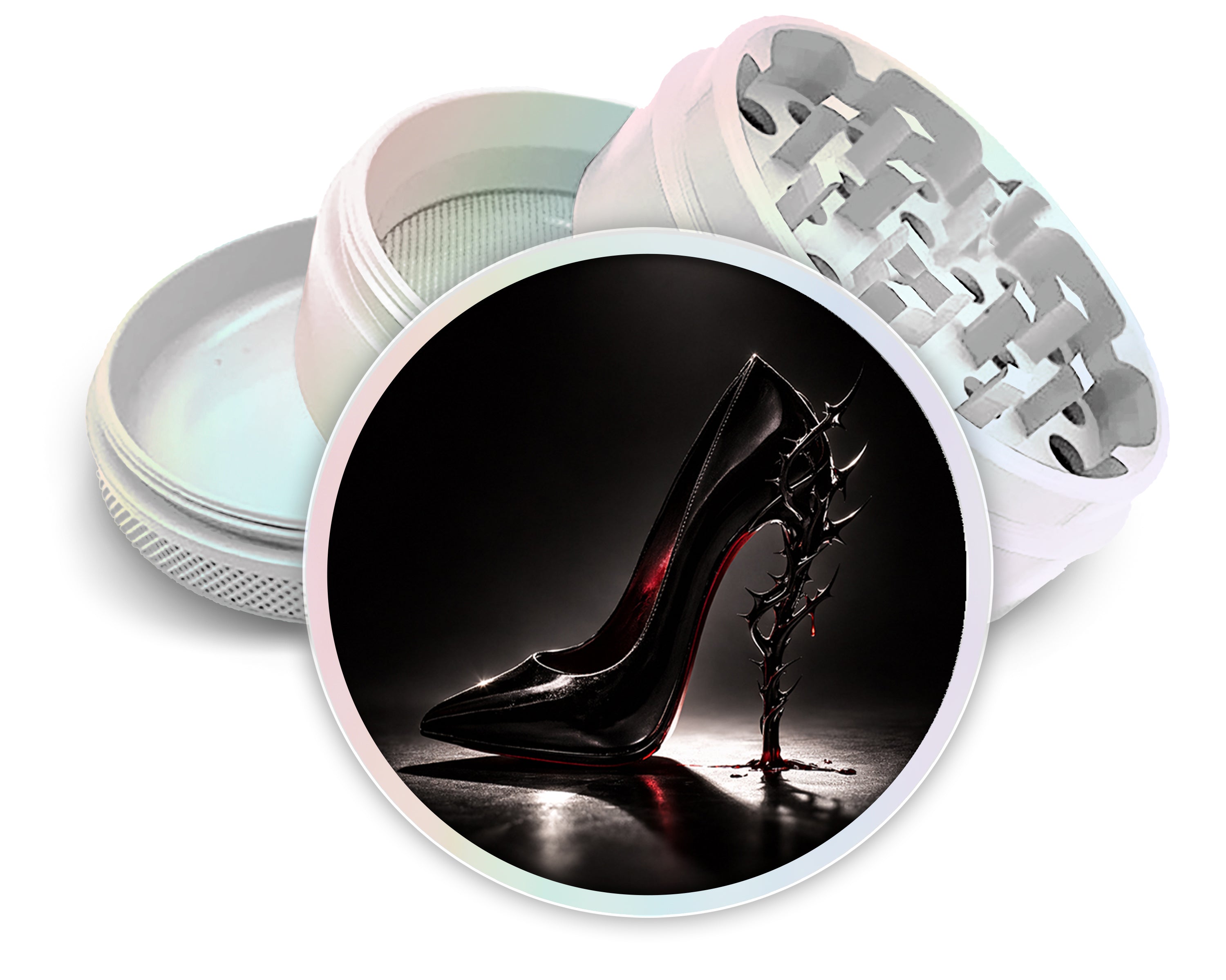 Thorned Stiletto Noir Spice Grinder White Grinder