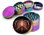 Sacred Heart Ribcage Spice Grinder Rainbow Grinder