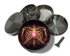 Sacred Heart Ribcage Spice Grinder Grey Grinder