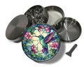 Stained Glass Hummingbird Spice Grinder Grey Grinder