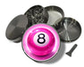 Sparkly Pink 8 Ball Cosmic Pool Aesthetic Spice Grinder Grey Grinder