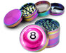 Sparkly Pink 8 Ball Cosmic Pool Aesthetic Spice Grinder Rainbow Grinder