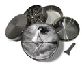 Vintage Witch Flight Etching Spice Grinder Grey Grinder