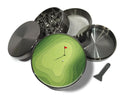 Topographic Golf Green Flag Spice Grinder Grey Grinder