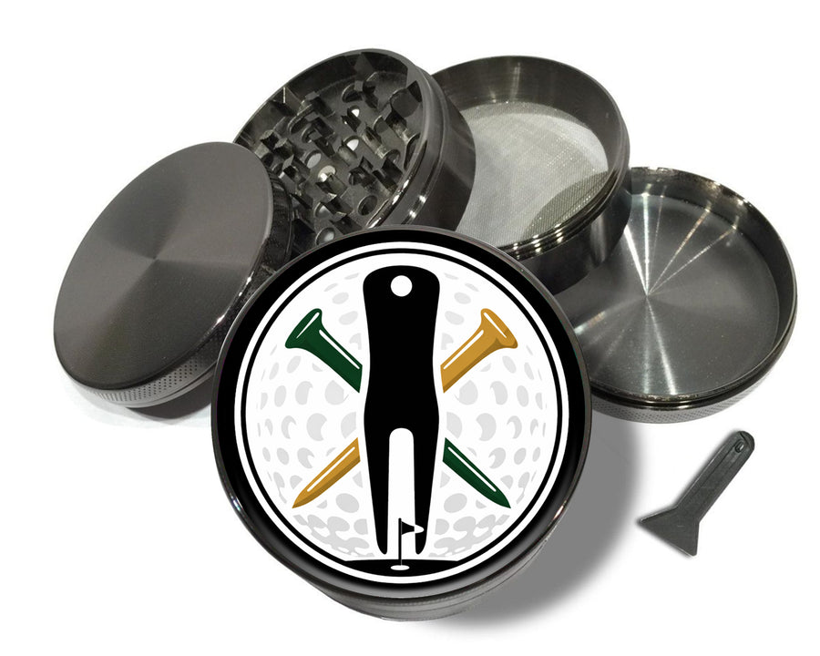 Golf Tee Divot Tool Spice Grinder Grey Grinder