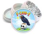 F-Caw-F Foul Mouthed Crow Spice Grinder White Grinder