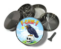 F-Caw-F Foul Mouthed Crow Spice Grinder Grey Grinder