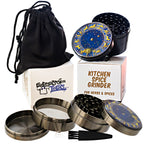 Astrological Grinder, Zodiac Grinder, Astral Grinder, Celestial Herb Grinder, Spice Crusher, Whimsigoth Magical Herb...