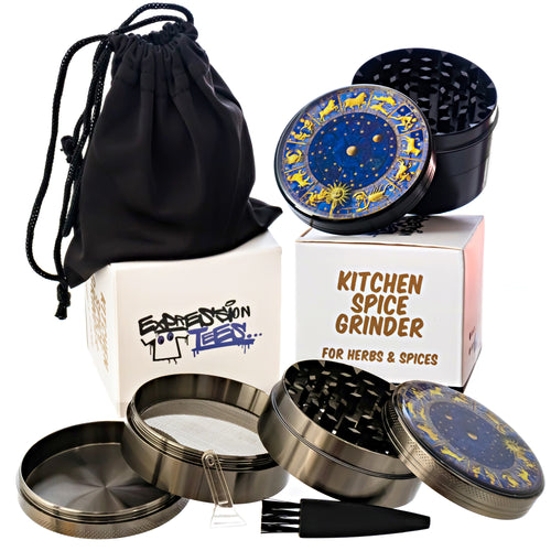 Astrological Grinder, Zodiac Grinder, Astral Grinder, Celestial Herb Grinder, Spice Crusher, Whimsigoth Magical Herb...