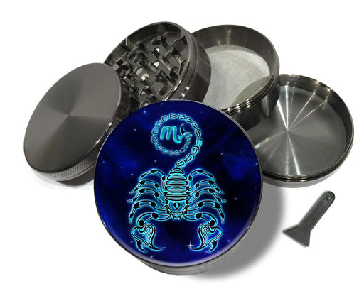 Scorpio Zodiac Astrology Spice Grinder Grey Grinder