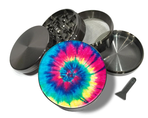 Peace, Love and Tie Dye Spice Grinder Grey Grinder