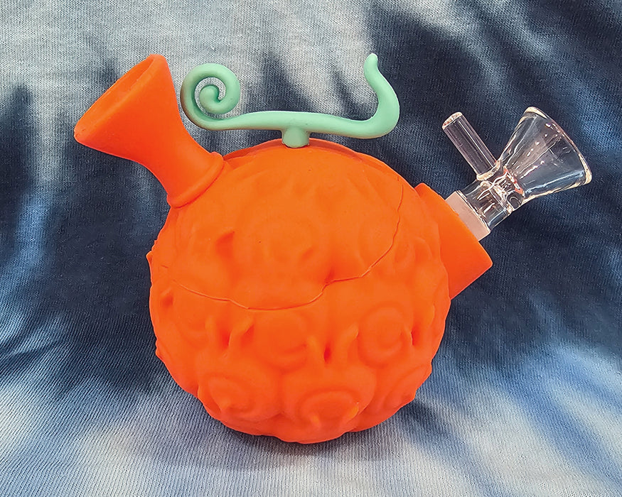 Devil Fruit-Inspired Silicone Pipes - Easy To Clean & Durable, fun Devils Fruit Shape, Anime Inspired