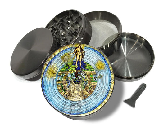 Ancient Cosmos Spice Grinder Grey Grinder