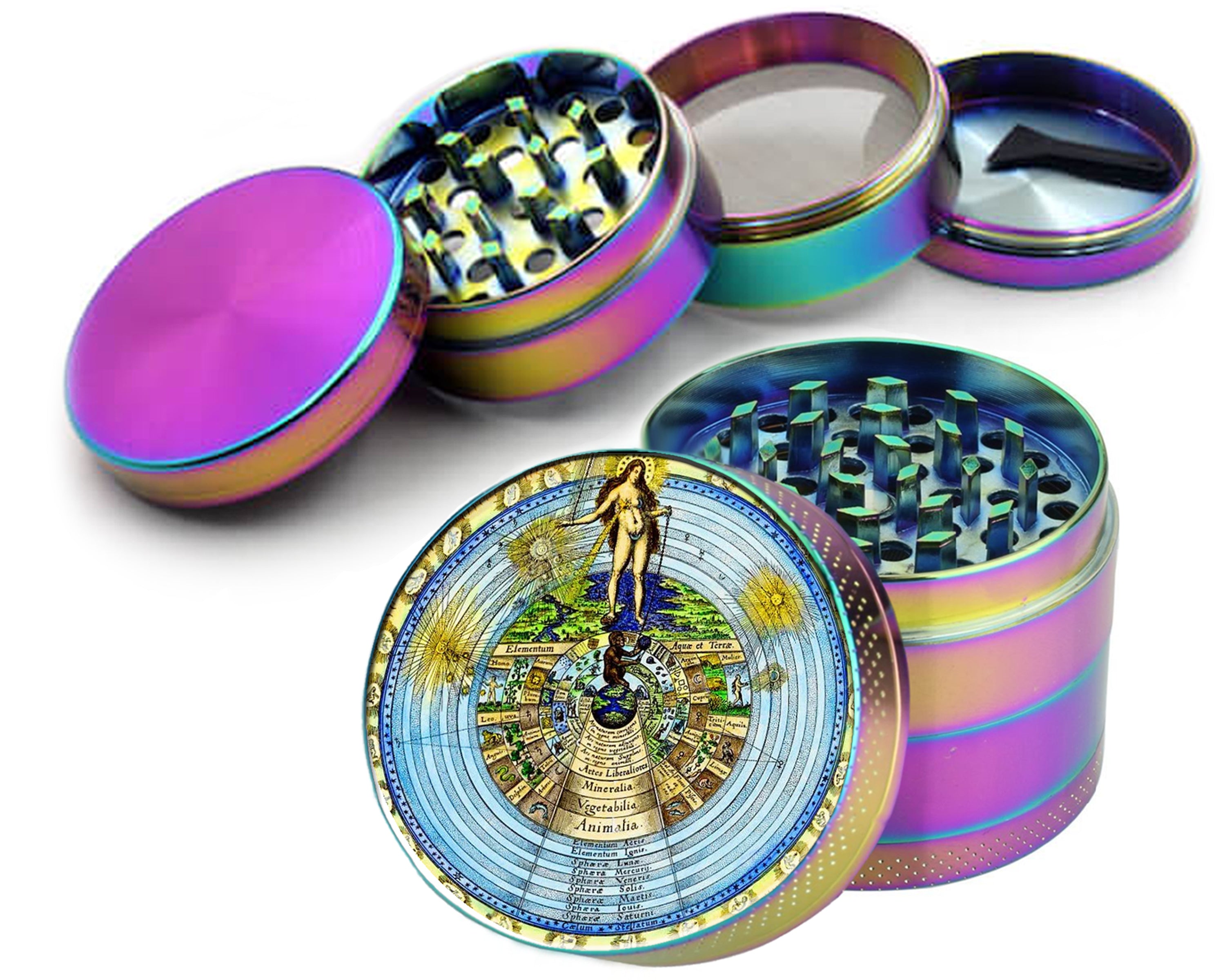 Ancient Cosmos Spice Grinder Rainbow Grinder
