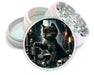 Goth Kitten, Whimsigoth Cat Spice Grinder White Grinder