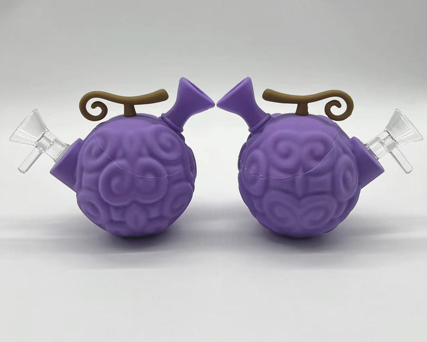 Devil Fruit-Inspired Silicone Pipes - Easy To Clean & Durable, fun Devils Fruit Shape, Anime Inspired