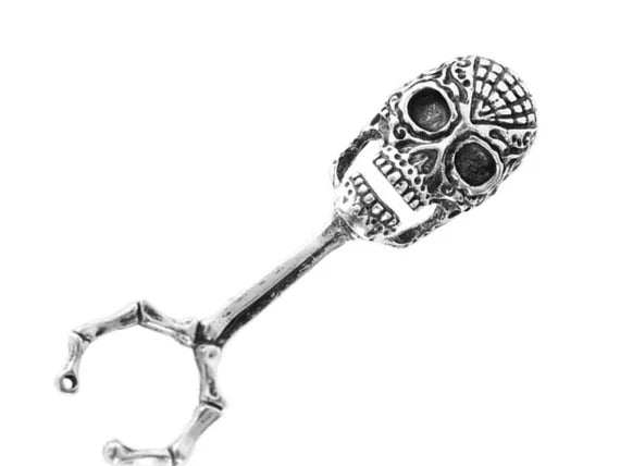Skull & Bone Cigarette Holder For Your Finger, Cigarette Holder, Manly Skull Cigarette Holder For Fingers, Cigarette Holder For Smoking