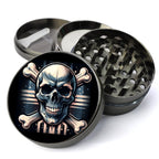 Skull And Crossbones Herb Grinder, Edgy Jolly Roger Grinder, Skulls Grinder, Large Grinder, Herb Grinder