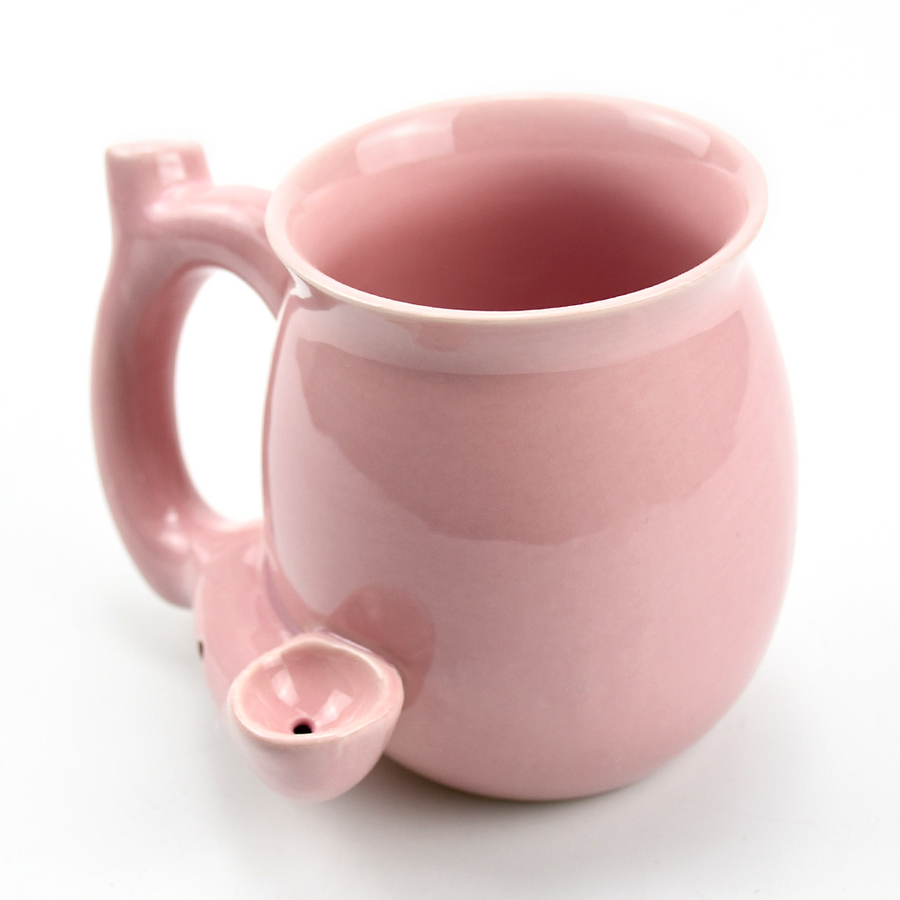 Sip N' Toss Dual-Chamber Ceramic Mug | Novelty Drinkware for Coffee, Tea, and Herbs